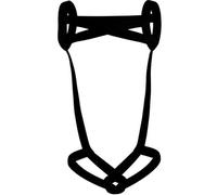 Faringoto Men's Harness Chest Bodysuit Hollow Out Bondage Elastic Ring Hole Costume Black