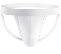 Faringoto Men's Jockstrap Underwear - Dance Belt Men Wide Belt Athletic Supporter Jock Strap White
