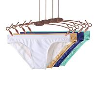 Faringoto Men's Lingerie Briefs Underwear Briefs Low Waist Plus Size U Pouch