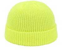 Faringoto Men's Skullies & Beanies,Knit Beanie,Fleece Lined Beanie,Knit Skull Cap Fluorescent Yellow