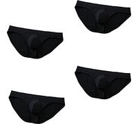 Faringoto Ultra light and breathable Ice Silk Men's Breathable Micro Mesh Briefs Relax at night Underpants