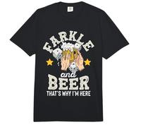 Farkle and Beer That's why I'm here - Father's Day farkle Comfort Colors Adult Heavyweight T-Shirt