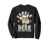 Farkle and Beer that's why I'm here - Father's day farkle Sweatshirt