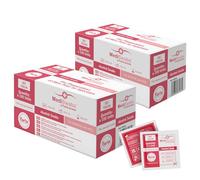 Farla Medical MediSwabs Pre Injection Alcohol Wipes (2 x 100-Pack), 70% Isopropyl Alcohol Sachets, Individually Wrapped Disposable Wound Cleaning Wipes, First Aid / Medical Use