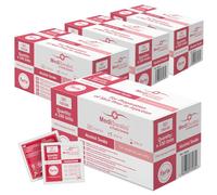 Farla Medical MediSwabs Pre Injection Alcohol Wipes (4 x 100-Pack), 70% Isopropyl Alcohol Sachets, Individually Wrapped Disposable Wound Cleaning Wipes, First Aid / Medical Use
