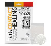 FarlaCONTACT Silicone Wound Dressing Net Contact Layer 20 x 30cm, 10 Pcs - Non-Adherent Net Dressings for Wounds First Aid - Safe, Breathable, Sterile, Gentle Removal, Exudate Transfer