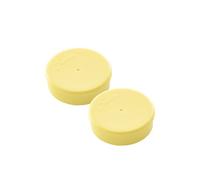 FARLIN Baby Bottle Cap for Storage & Travel - Converts Feeding Bottle to Milk Storage Bottle, Snack Pot, or Drinking Cup, Leak-Proof and Versatile (2pcs, Yellow)