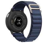 Farluya 20mm Nylon Bands Compatible with Garmin Vivoactive 5 Watch Band/Vivoactive 6/3/3 Music/Venu/Venu Sq 2, Alpine Loop Soft Breathable Adjustable Strap for Forerunner 55/165/245/645/570 42mm