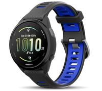 Farluya 20mm Silicone Watch Bands Compatible with Garmin Forerunner 165/55/Vivoactive 5/6,Soft Waterproof Quick Release Sport Strap for Venu Sq 2/ Forerunner 245/645/Vivoactive 3 Women Men