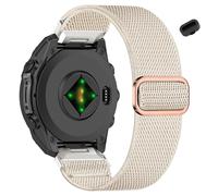 Farluya Elastic Nylon 20mm Watchband Compatible with Garmin Fenix 8 43mm/Approach S12/S44/S50,Soft Adjustable Sport Strap for Fenix 7S Pro/7S/6S Pro/6S/5S plus/Descent Mk2s/Mk3i 43mm Men Women