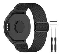 Farluya Elastic Nylon Watchband Compatible with Garmin Approach S20/S6/S5,Soft Adjustable Sport Stretchy Replacement Strap for Garmin Forerunner 235/235Lite/220/230/620/630/735XT Accessory