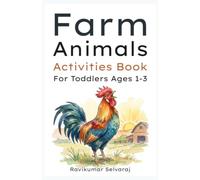 Farm Animal Activity Book for Toddlers Ages 1-3: Simple Early Learning Activities to Learn 35 Animal Names & Habitats | Bright Illustrations & Minimal Text for Home and Daycare