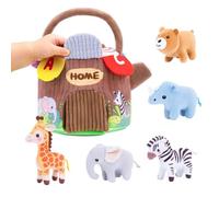 Farm Animal Figurines Kids Interactive Barn Sensory Figurine
