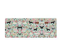 Farm Animal Gaming Desk Mat, Wide Surface Desk Pad for Keyboard, Mouse and Improved Gaming Stability