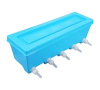 Farm Animal Group Feeding Bottle 5 Simultaneous Drinkers for Calves Goat Piglets Heavy Duty Hanging Feeder Puppy/Lamb/Piglets Nursing Bottle