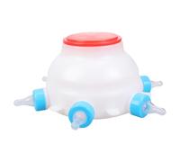 Farm Animal Group Feeding Bottle 6 Simultaneous Drinkers For Calves Goat Piglets Hanging Feeder