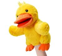 Farm Animal Hand Puppet - Plush PP Cotton 9.84in | Working Mouth Poultry Hand Puppet | Early Education FingerPuppet Toy For Kids Classroom Storytelling School Performance Play