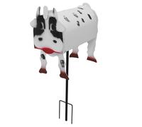 Farm Animal Mailboxes, Iron Creative Chick Mailbox Animals Post Box Handmade Horse Shape Cow Rooster Mailbox with Cute Shape for Horse Lover or Pig Lovers Creative Yard Decor
