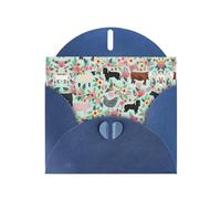 Farm animal print Holiday greeting cards - thank-you cards, invitation cards, double-sided flashing effects