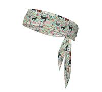 Farm Animal Printing 1 Pieces Headband Hair Band Unisex Dry Head Tie Sport Band For Basketball Running Tennis