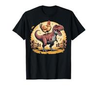 Farm Animal Rooster Chickens Farmer Dinosaur Trex Chicken T-Shirt