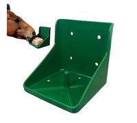 Farm Animal Salt Container - Green PP Construction, Durable Block Frame, Farm Animal Feeder Station, Efficient Mineral Dispenser Container | For Farm Backyard Ranch Willow Sheep Zi