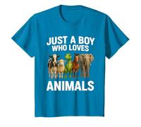 Farm Animal Tee for Boys Cow Dino Horse Sheep Funny T-Shirt