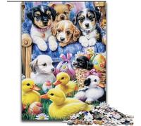 Farm Animals 1000 Pieces Jigsaw Puzzle for Adults& Teens, Educational Toy Funny Family Games Unique Home Decor 26x38cm