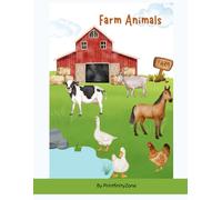 Farm Animals Activity Book for Kids Ages 4-9: Dot to Dot, Coloring, Mazes, and More: A Fun and Educational Farm Adventure for Toddlers and Early Learners with Activities