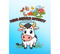 Farm Animals Activity for Kids Ages 3-5: Coloring, Matching, Tracing @ Fun activities