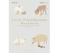 Farm Animals Activity Workbook for 3-4 Year Olds Early Foundations Workbook: Calm, Screen-Free Learning with Matching, Counting, Tracing & Early Logic ... Thinks Thinking Skills Workbooks (Ages 3-7))