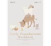Farm Animals Activity Workbook for Pre-K Kids (Ages 4-5): Calm, Screen-Free Learning with Patterns, Counting, Mazes, Tracing & Early Logic (Tiny Thinks Thinking Skills Workbooks (Ages 3-7))