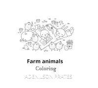 Farm animals coloring book