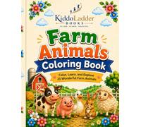 Farm Animals Coloring Book: Color, Learn, and Explore 25 Wonderful Farm Animals