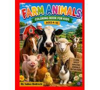 Farm animals coloring book for kids: Farm animals