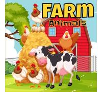 Farm Animals: Copy Color Colouring Book with Large and Simple Shapes Coloring Pages For Toddlers with Chickens, Cows, Pigs, Horses, Cats, Dogs and More (Kids Ages 2-4)