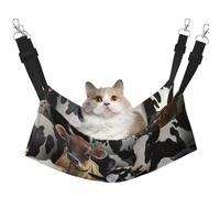 Farm Animals Dairy Cows Cow,Cat Hanging Hammock Soft Double Sided Hanging Bed for Small Dogs Pet,M