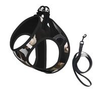 Farm Animals Dairy Cows Cow,Pet Harness,Adjustable Reflective Dog Harness,Pet Leash Vest,S