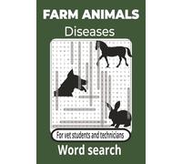 Farm Animals Diseases Word Search: Farm animals diseases word search with easy to read print about animals diseases, Vet instrument, antibiotics and ... students and technicians and animal lovers