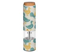 Farm Animals Duck White Electric Pepper Grinder Salt Mill
