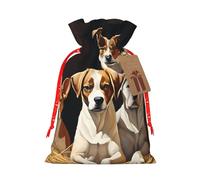 Farm Animals Print Drawstring Bags Burlap Gifts Bag With Drawstring Gift Bags For Wedding/Party/Festival/Storage