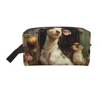 Farm Animals Printed Makeup Bag Travel Portable Cosmetic Bag Large Capacity Makeup Case Toiletry Handbag Organiser for Women
