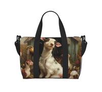 Farm Animals Printed Travel Duffle Bag for Men Women Holiday Travel Luggage Bag Waterproof Tote Bag with Shoulder Strap