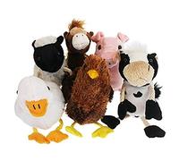 The Puppet Company - Finger Puppets - Farm Animals Set of 6, Multi-colored, 15 centimeters