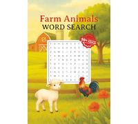 Farm Animals Word Search Puzzle Book: Farm Animals Word Search Puzzle Book: Word Searches with Easy to Read Print about Farm Animals, Seasons, Country ... Gift for Vacations, Holidays and Free Times