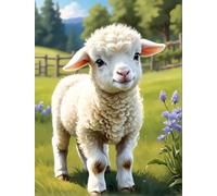 Farm Baby Goats Jigsaw Puzzle for Adults - Wooden Puzzles - Farm Animal Cute Goat Puzzle Home Decor Kids Party Entertainment Toys Fun Family Games Gifts 500 Piece