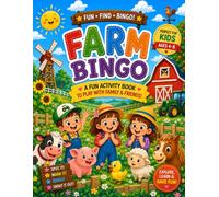 Farm Bingo: For Little Explorers Ages 4-8 | A Fun Spot-and-Play Game to Discover Farm Animals, Nature, Farm Gear & More
