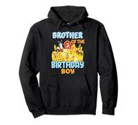 Farm Brother of The Birthday Boy Party Tractor Animals Pullover Hoodie