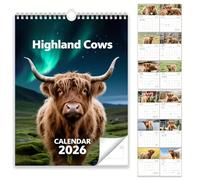 Farm Calendar 2026 | Decorative Wall Planner for 12 with Thick Paper Ideal for Gifts | Family Planner Calendar with Nature Cattle Theme | Animal Lovers