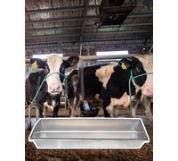 Farm Cattle Animal Feeders for Interior Outside, Large Capacity Livestock Pig Feeding Trough and Waterer, Sheep Goat Poultry Feeder Pan, Horses Bowl(Without stand,195cm/77in/6.4ft)